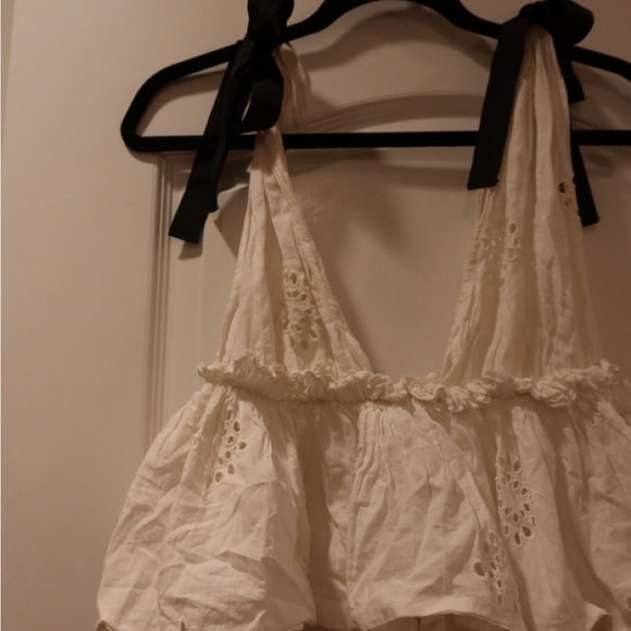 Zara TRF Eyelet Crop Tank - Picture 7 of 9